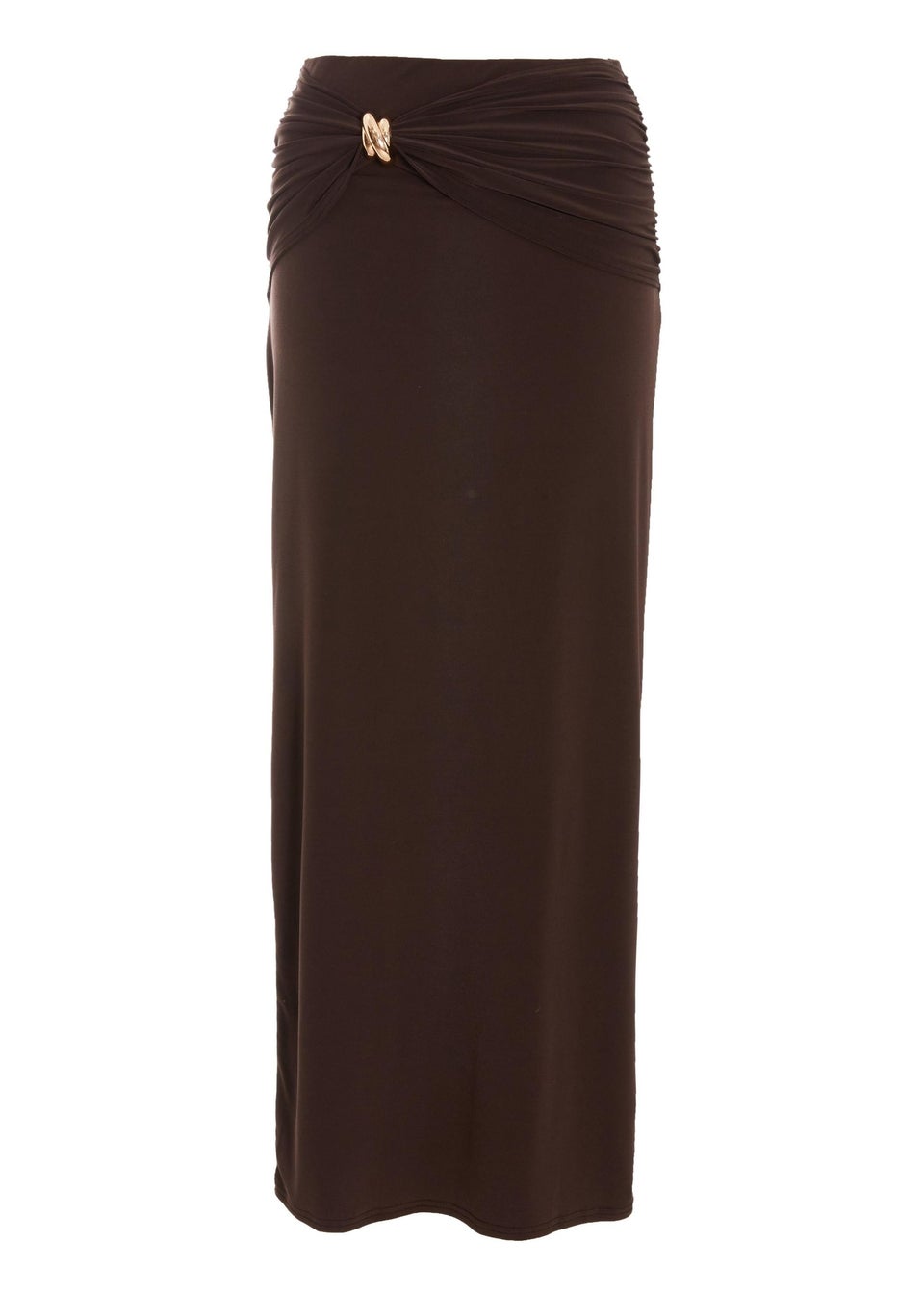 Quiz Brown Maxi Skirt Matalan