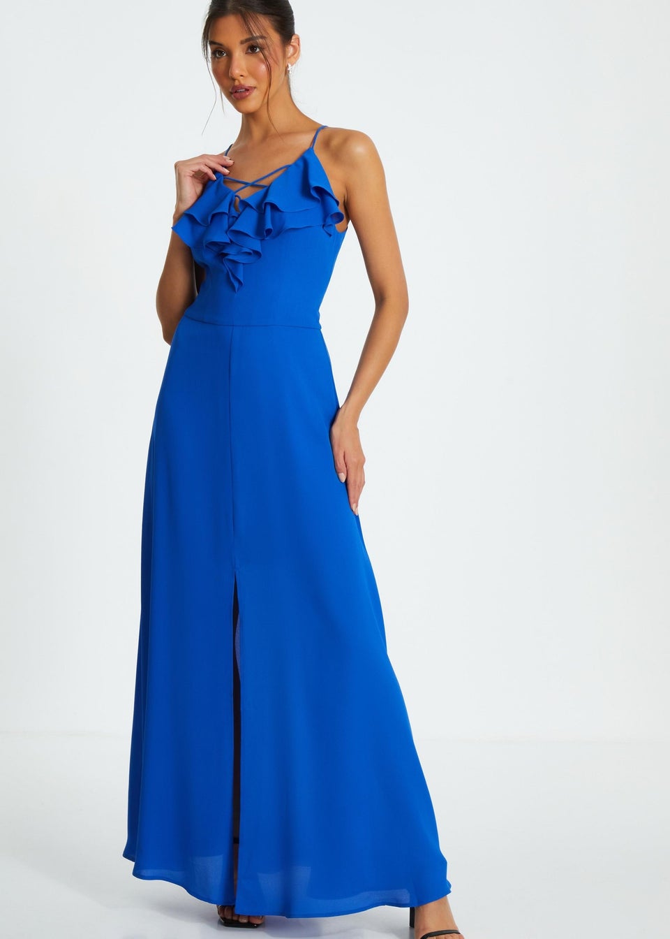 Quiz chiffon dress cheap