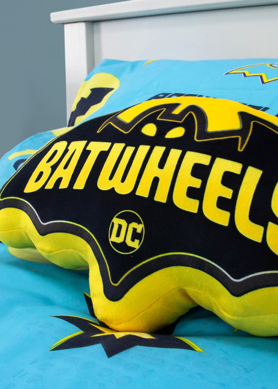 Batwheels Logo Shaped Decorative Cushion