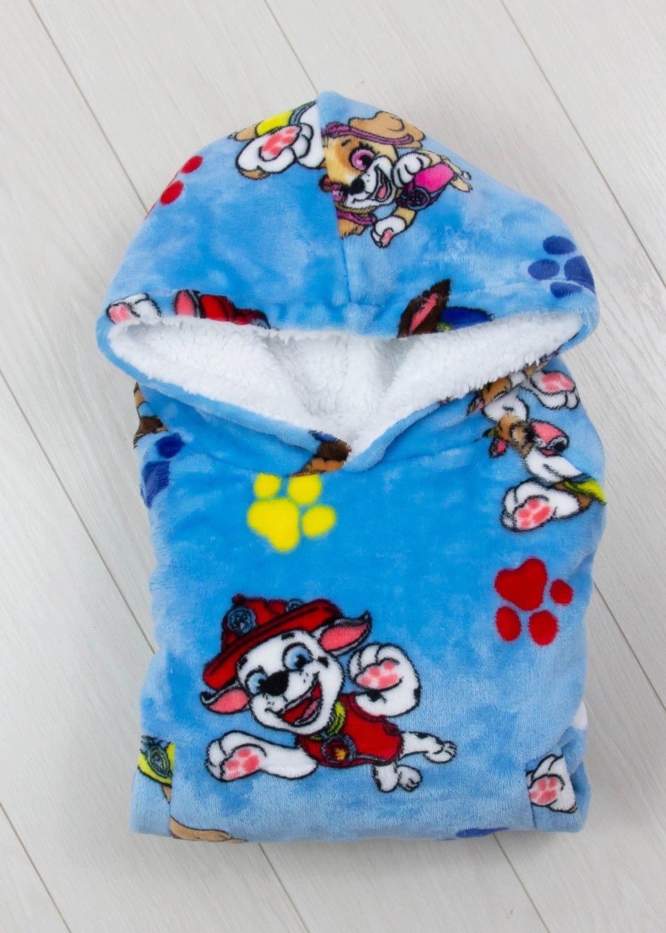Paw Patrol Hooded Wearable Snuggle Fleece Matalan