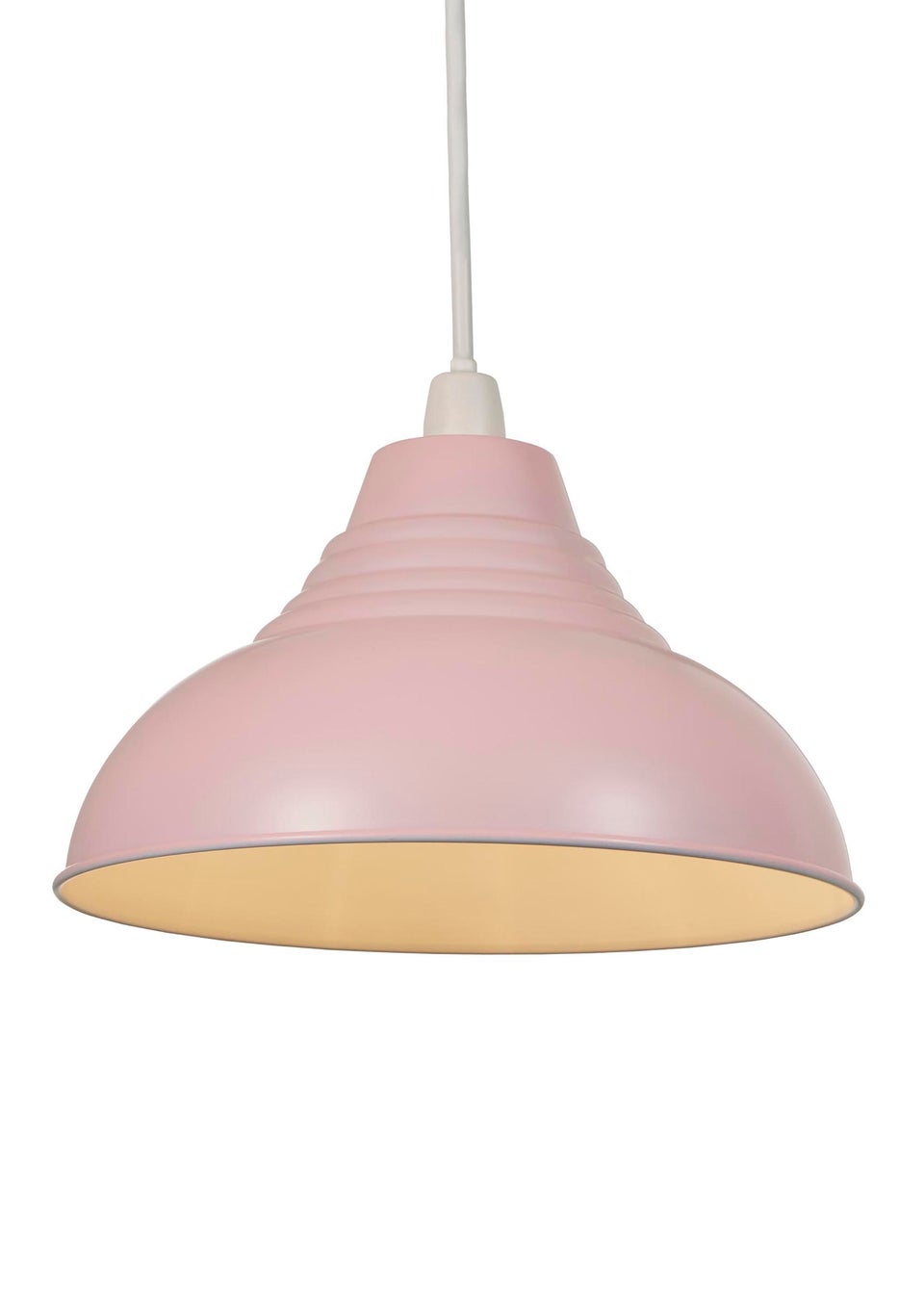 Glow Metal Dome Easyfit Shade Pink (17cm x 30cm)