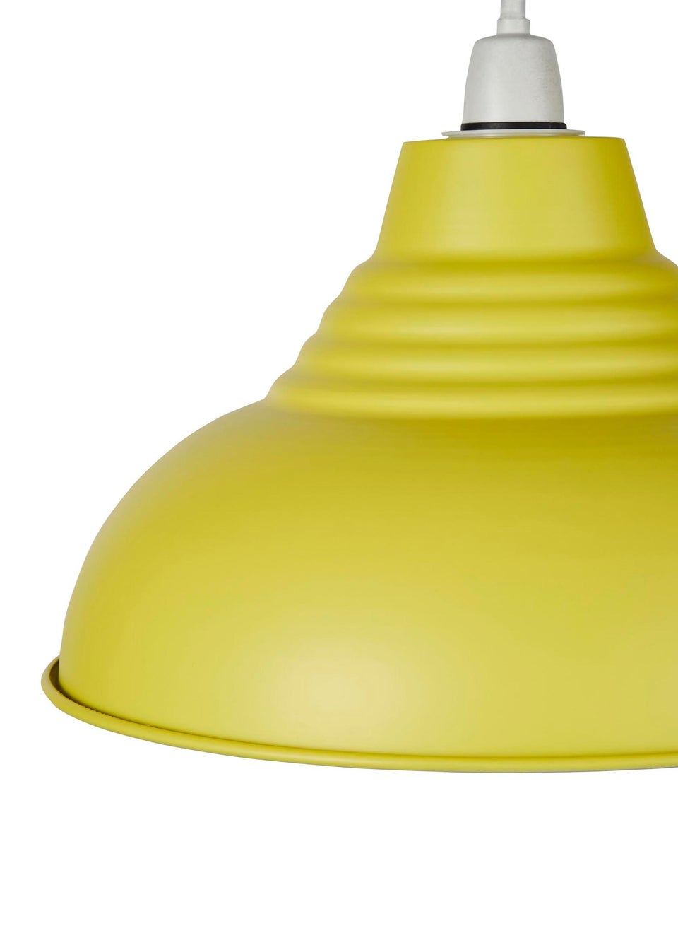 Glow Metal Dome Easyfit Shade Yellow (17cm x 30cm)