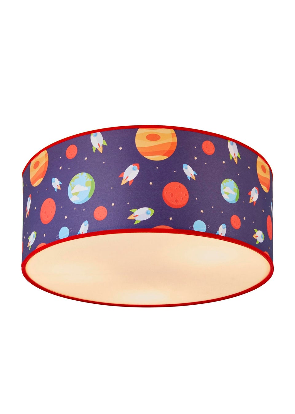 Glow Outer Space Flush Ceiling 3 Light (18cm x 40cm)