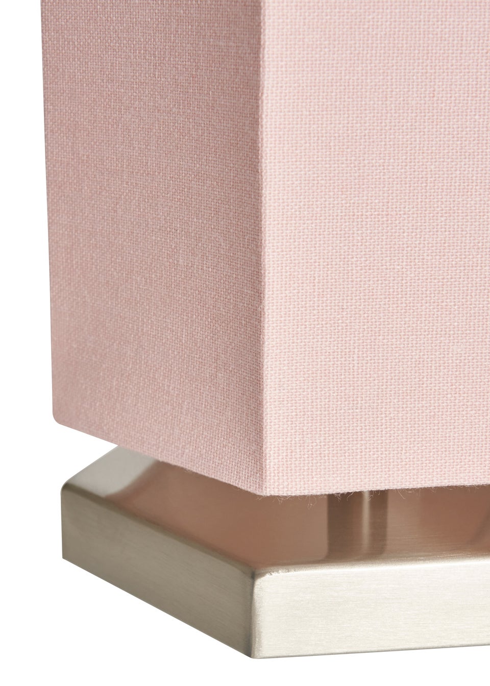 Glow Hexagon Shape Integrated LED Table Lamp Pink (26cm x 13cm)