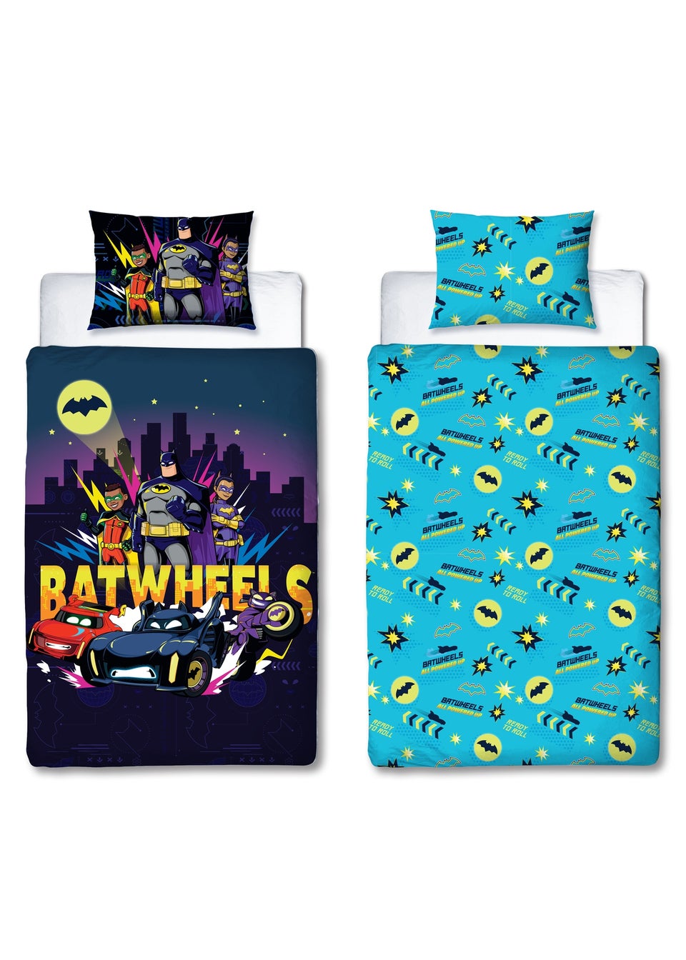 Batwheels Polycotton Reversible Duvet Cover Set