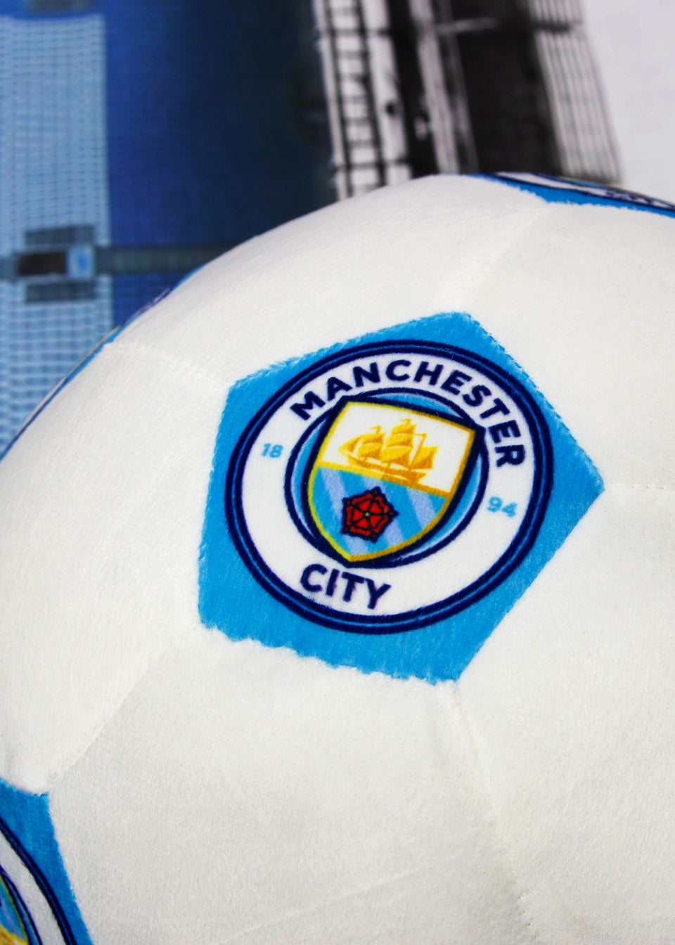Manchester City FC Soccer 3D Decorative Cushion