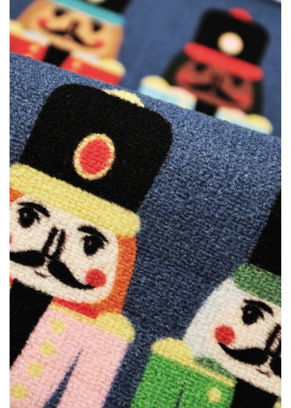 Homemaker Nutcracker Navy Runner and Doormat Pack