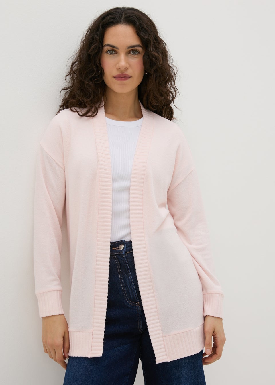 Pink Knitted Cardigan Matalan