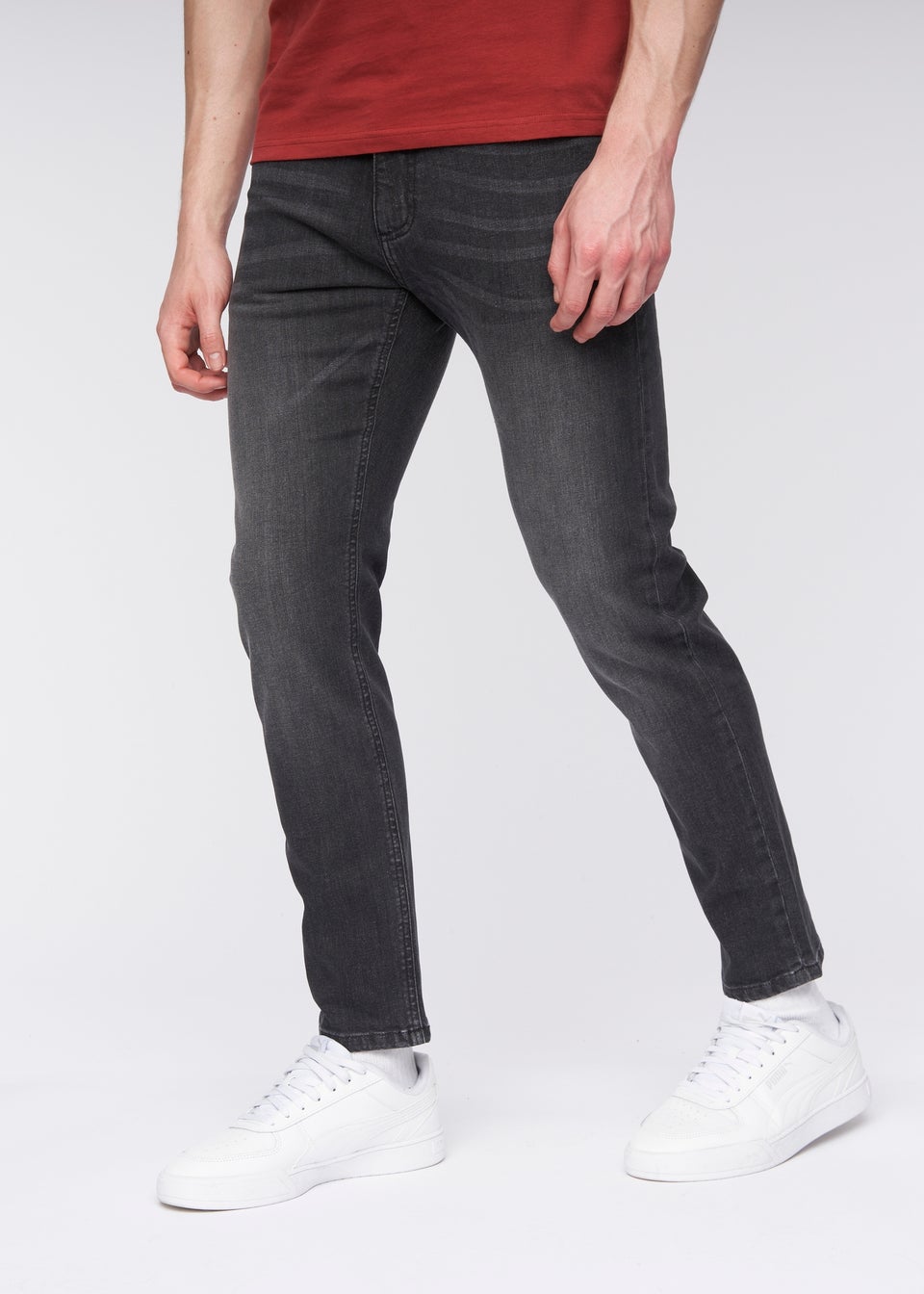 Henleys Charcoal  Craze Comfort Fit Jeans