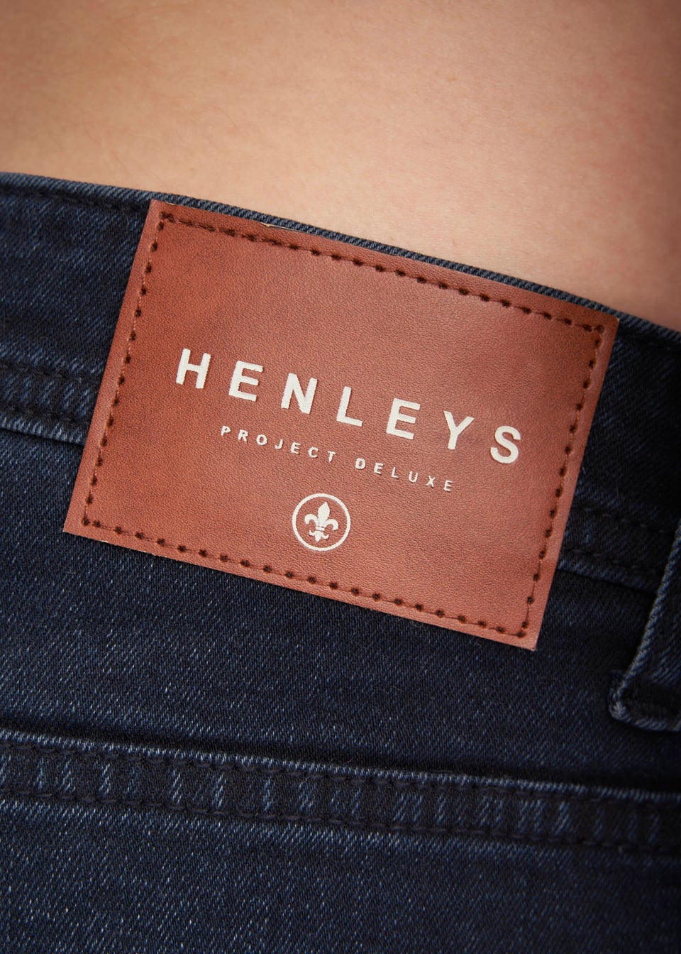 Henleys Blue/Black  Craze Comfort Fit Jeans
