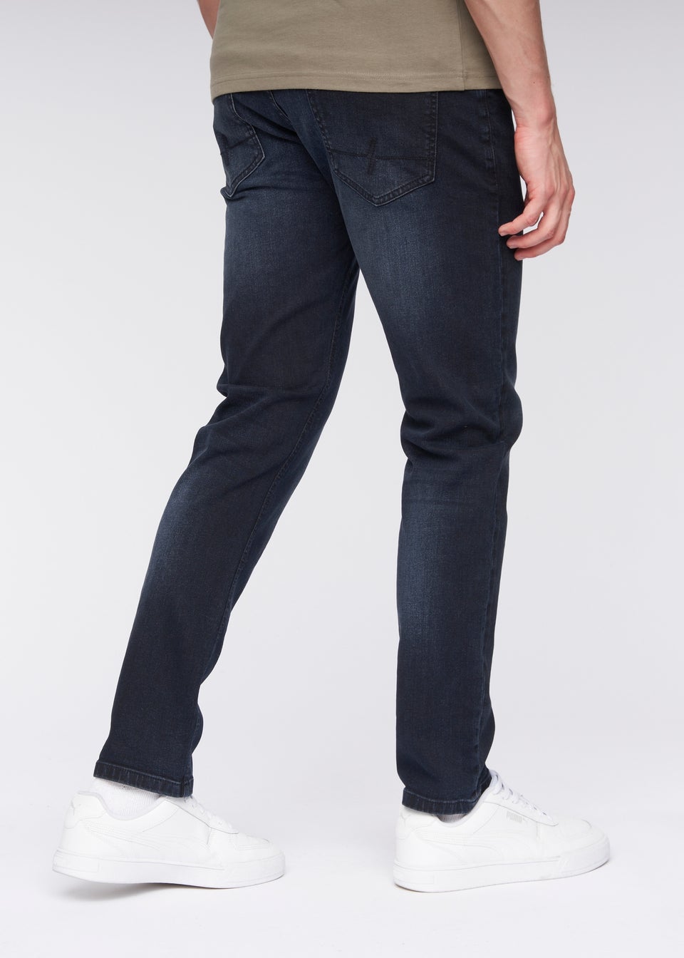 Henleys Blue/Black  Craze Comfort Fit Jeans