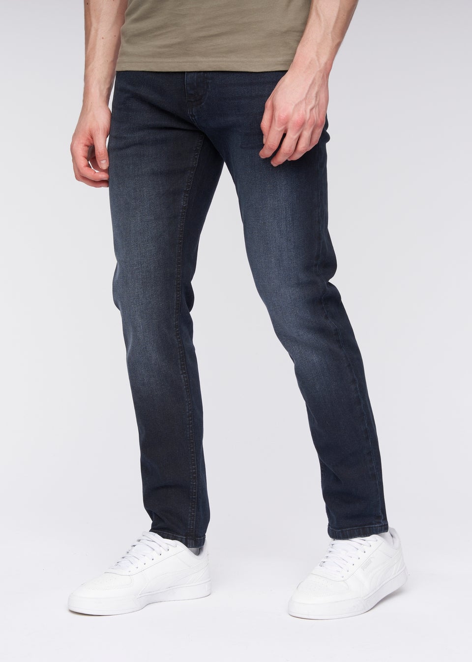 Henleys Blue/Black  Craze Comfort Fit Jeans