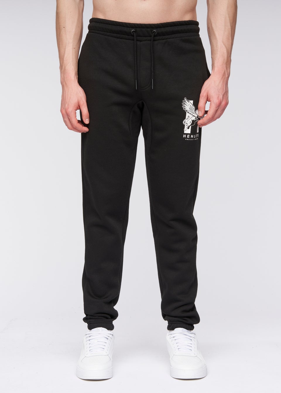 Henleys Black  Curveball Joggers