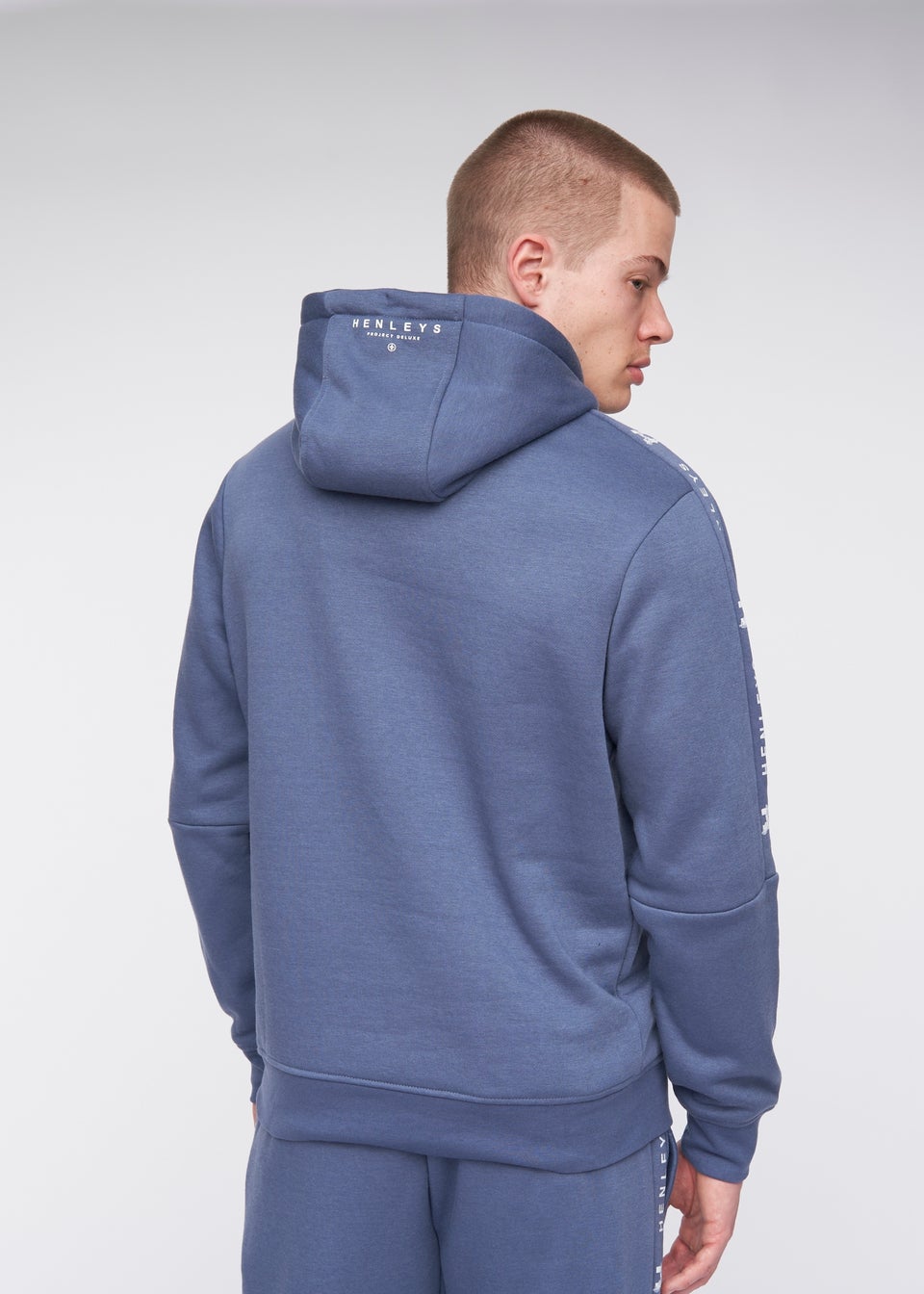 Henleys Deep Blue Tapehen Hoodie