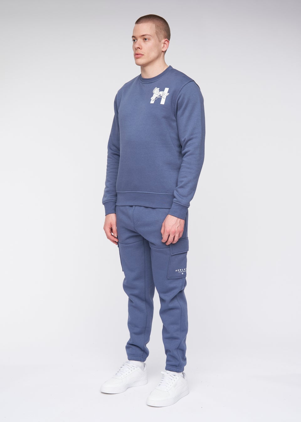 Henleys Deep Blue Moorehen Crew Sweat