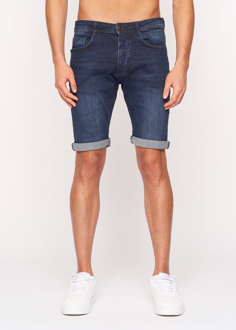 Crosshatch  Dark Wash  Tadcaster  Denim  Shorts