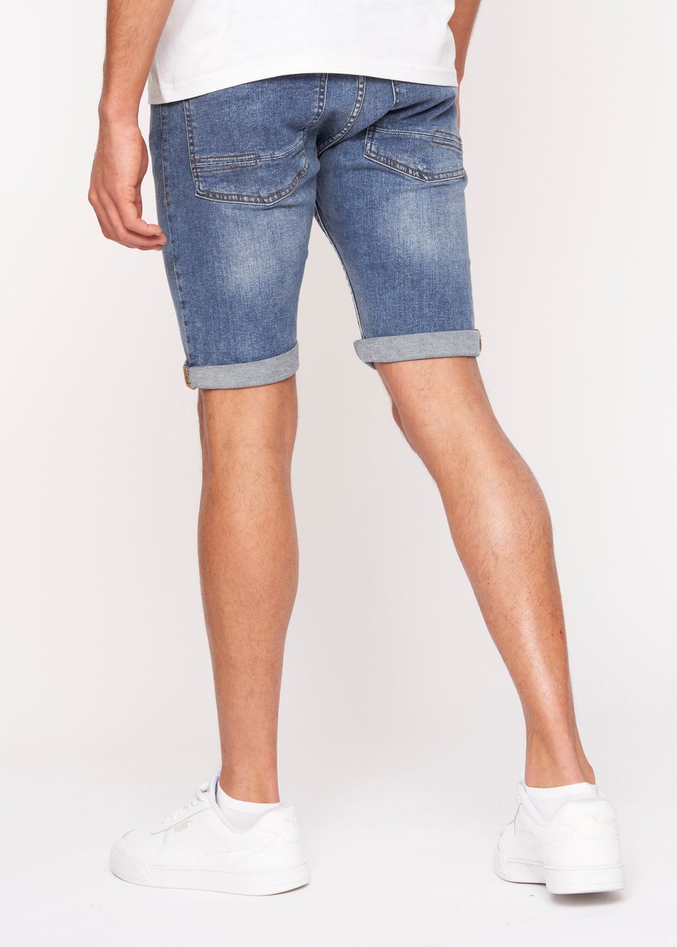 Mens Shorts Regular Slim Stretch Cotton Shorts Matalan
