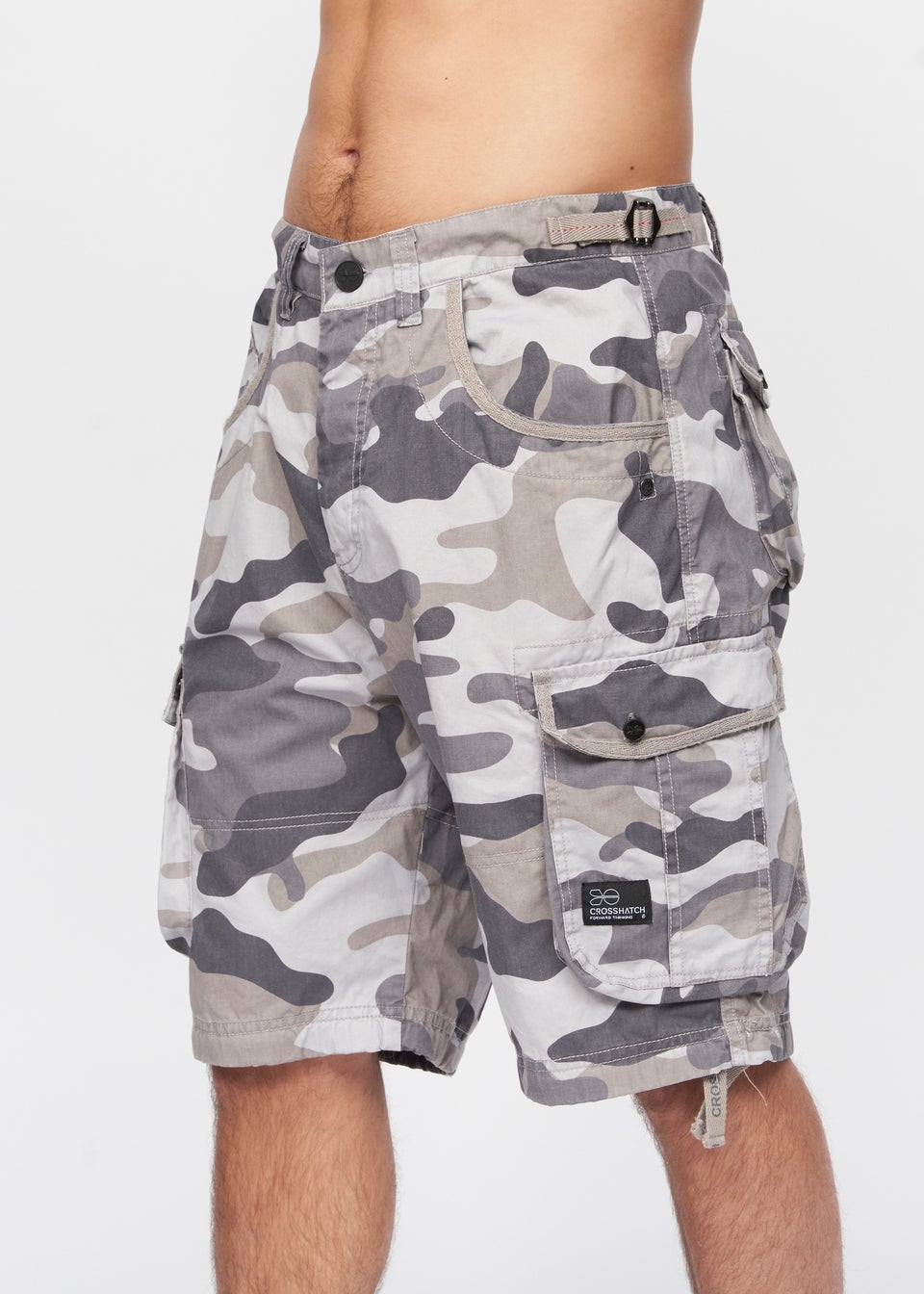 Crosshatch Charcoal Camo Jimster Shorts