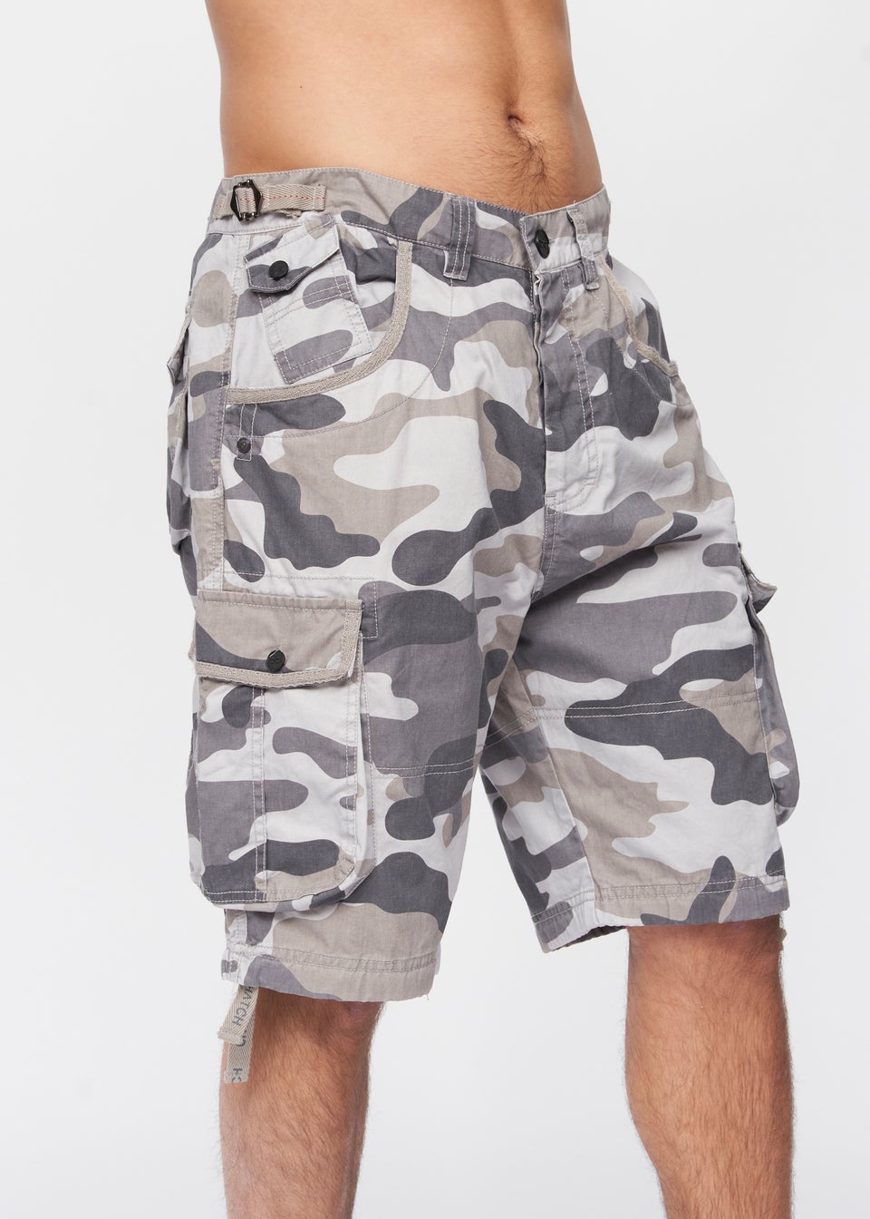 Crosshatch Charcoal Camo Jimster Shorts