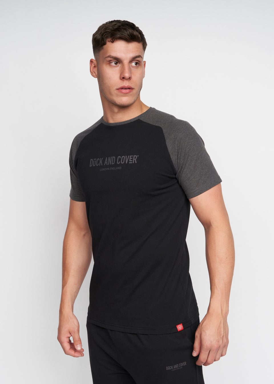 Duck & Cover Black Vianney Loungewear Set