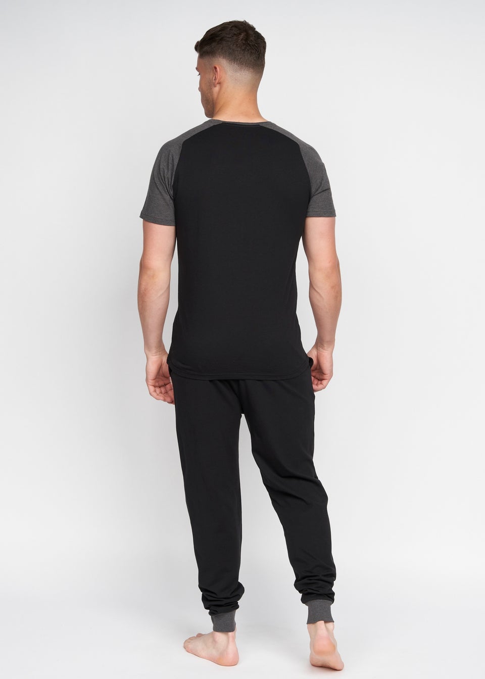 Duck & Cover Black Vianney Loungewear Set