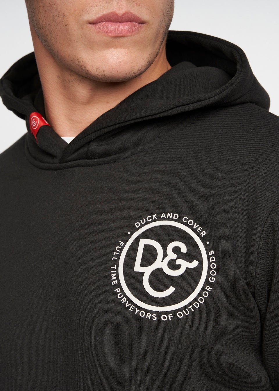 Duck & Cover Black Macksony Hoodie