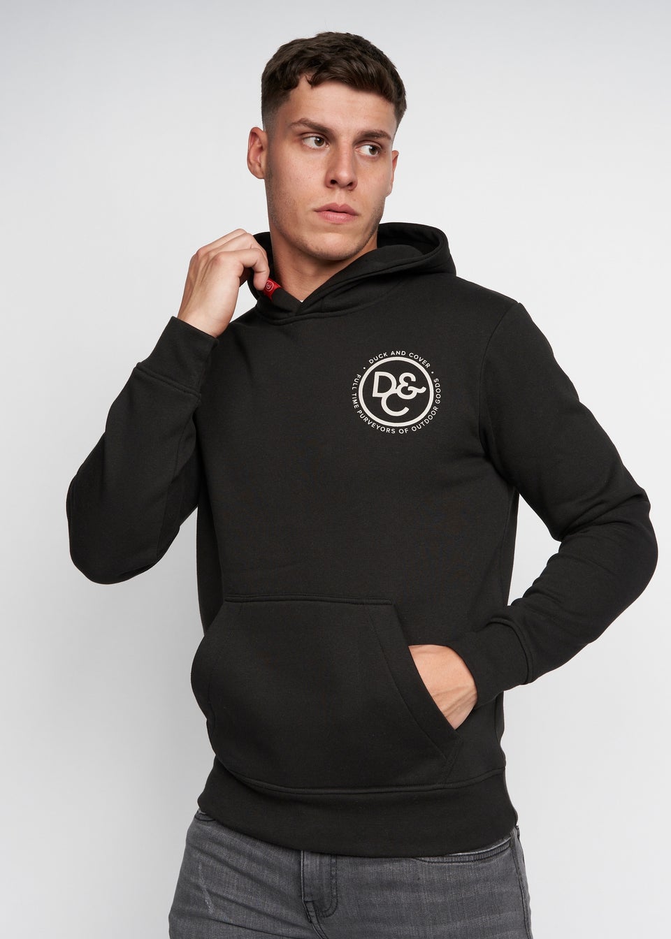 Duck and cover hoodie top