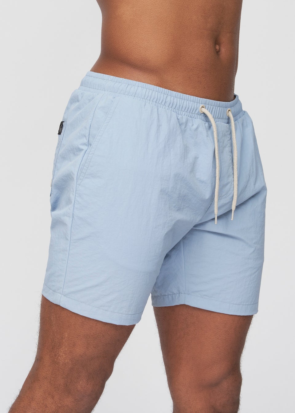 Duck & Cover Light Blue Gathport Swim Shorts