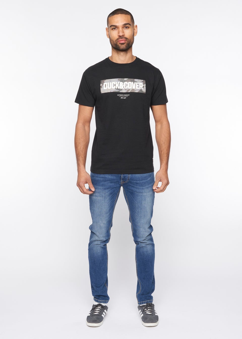 Duck & Cover Black Davilo T-Shirt