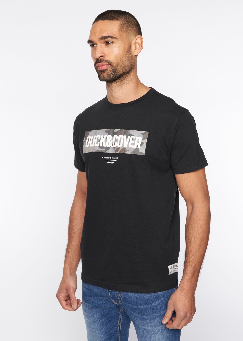Duck & Cover Black Davilo T-Shirt
