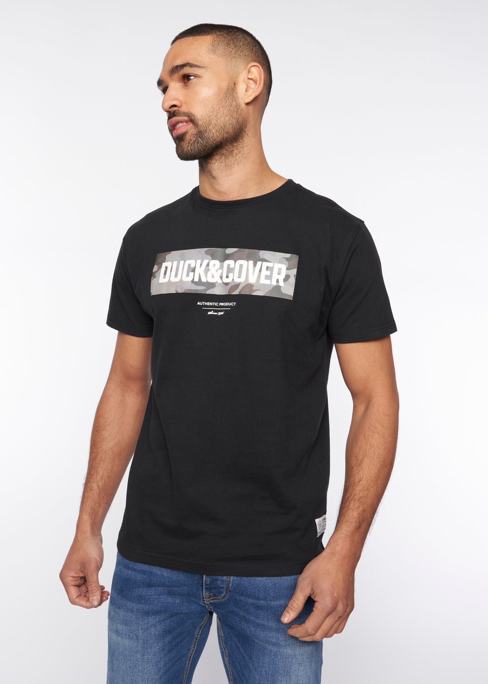 Duck & Cover Black Davilo T-Shirt