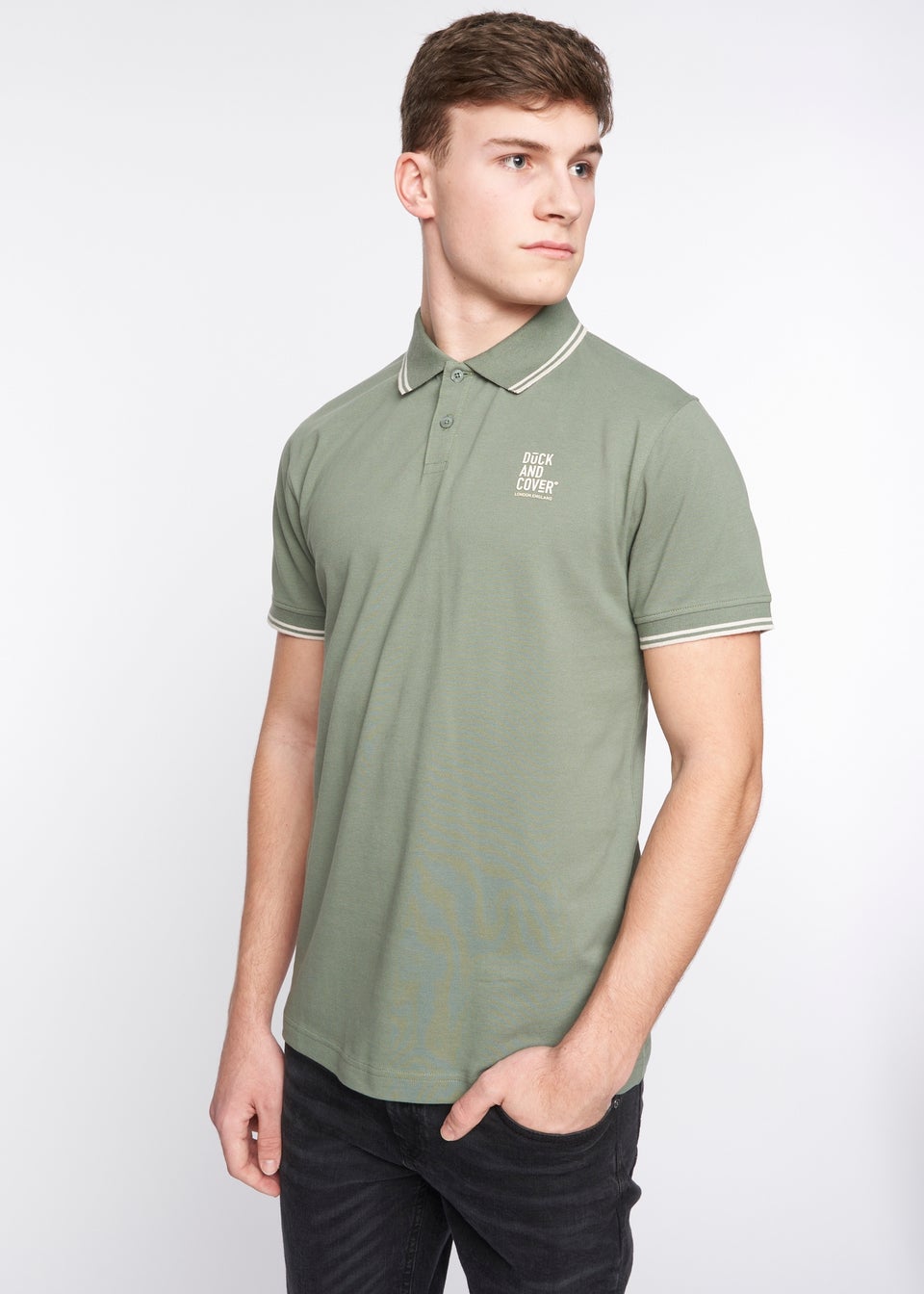 Duck Cover Khaki Green Sameer Polo Matalan