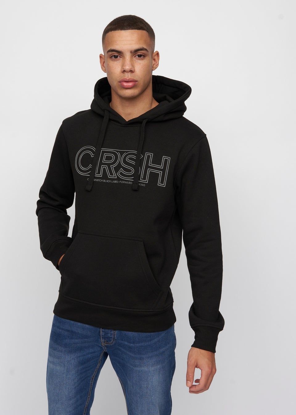 Crosshatch Black Kendrick Hoodie Matalan