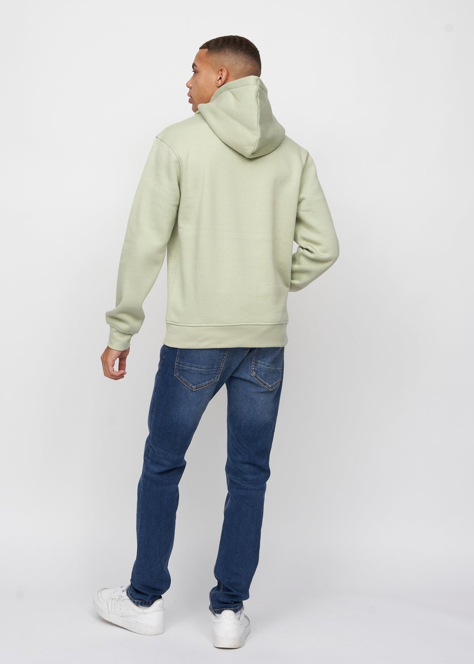 Crosshatch Sage  Kendrick Hoodie