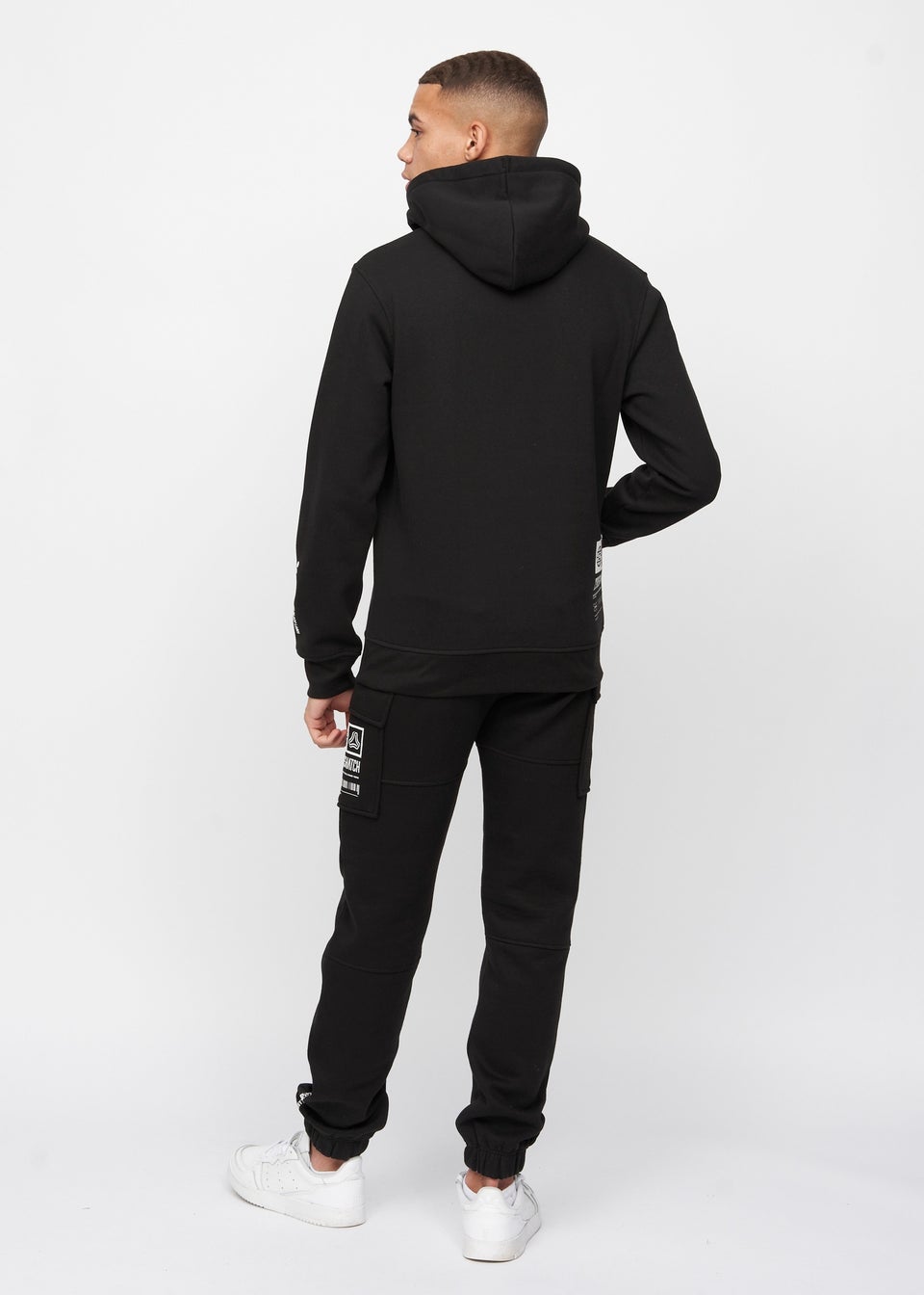 Crosshatch Black  Holdouts Hoodie