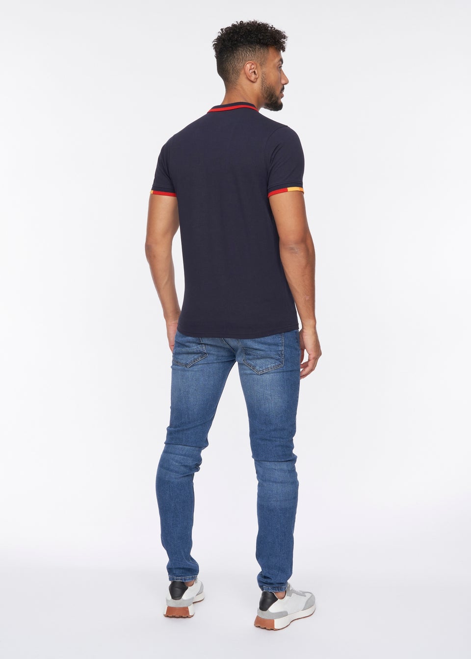 Crosshatch Navy  Chemfort Polo