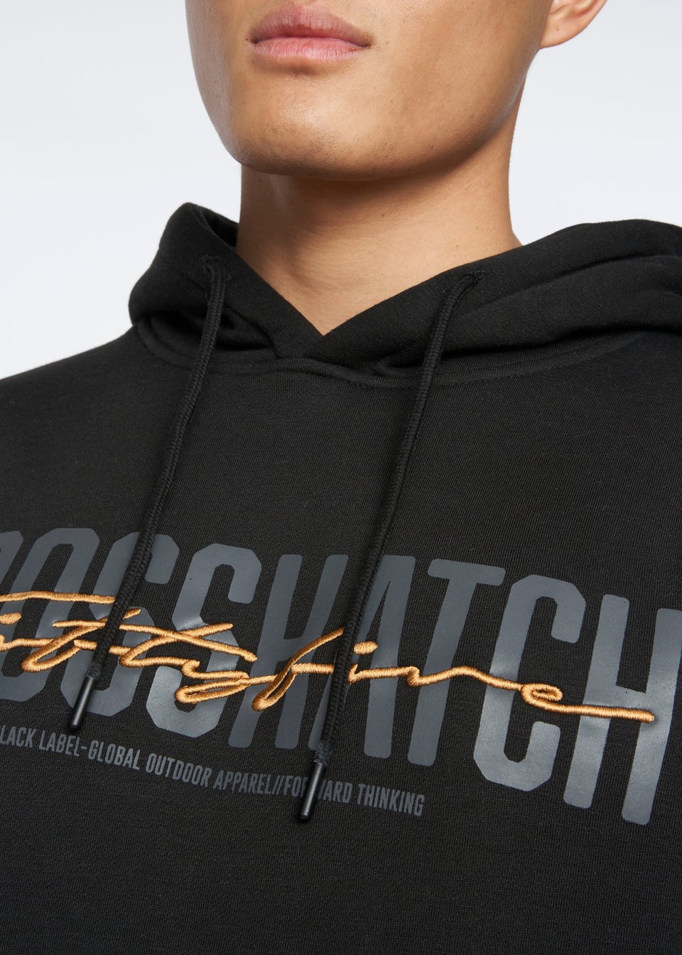 Crosshatch Black   Gooch Hoodie