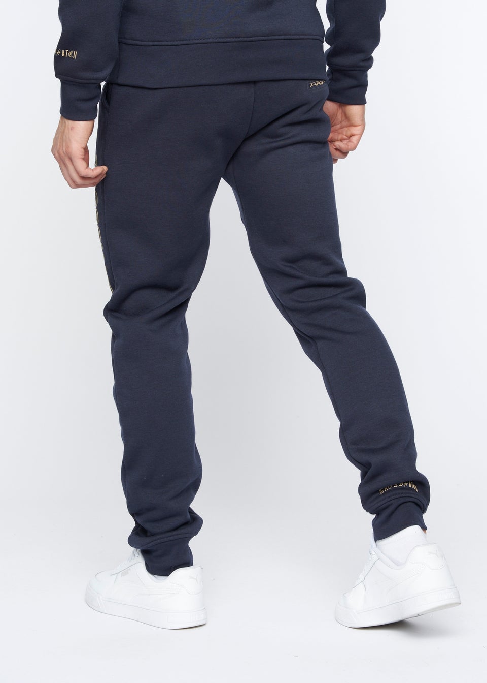 Crosshatch Navy   Doddington Joggers