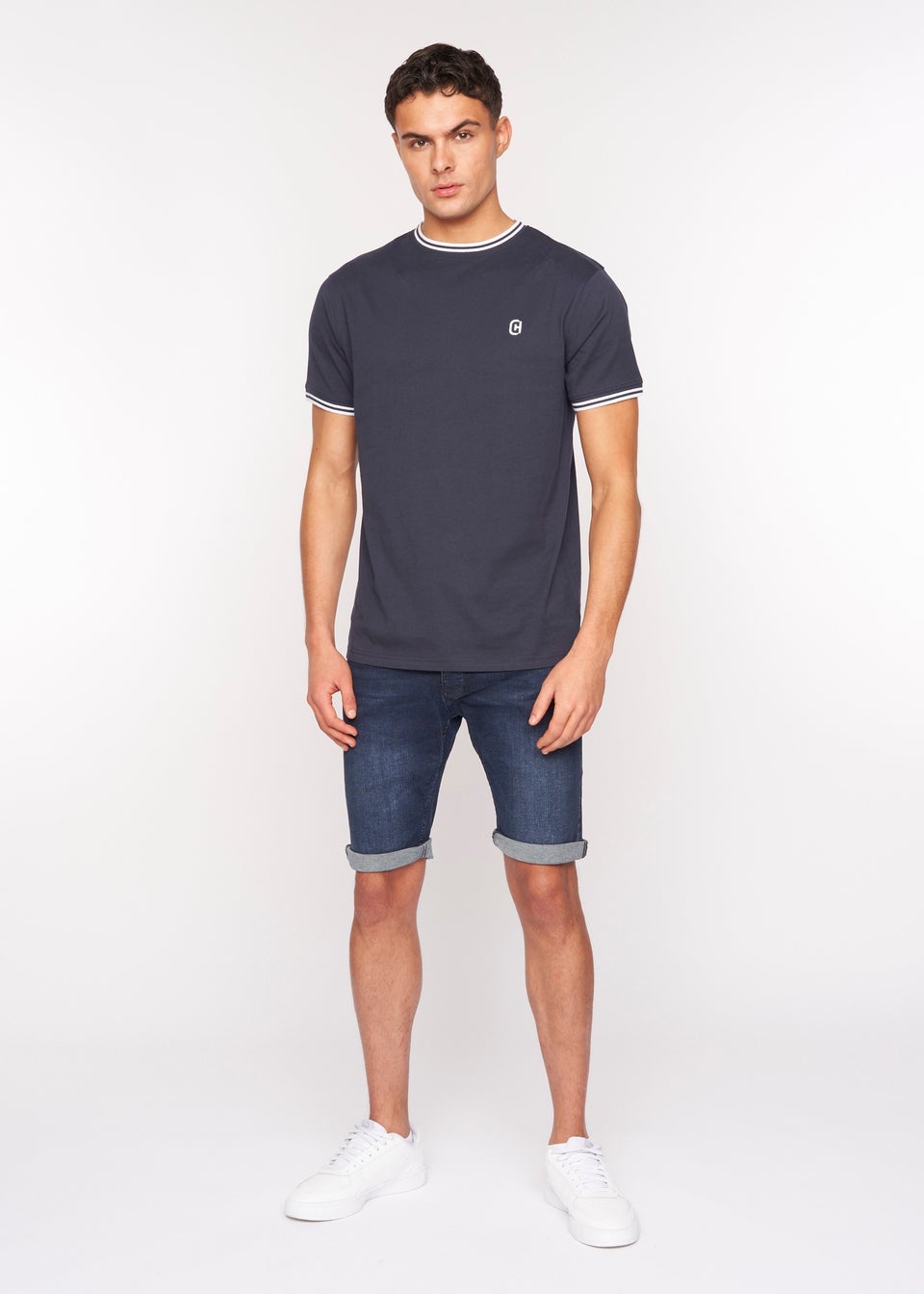 Crosshatch Navy   Loader T-Shirt