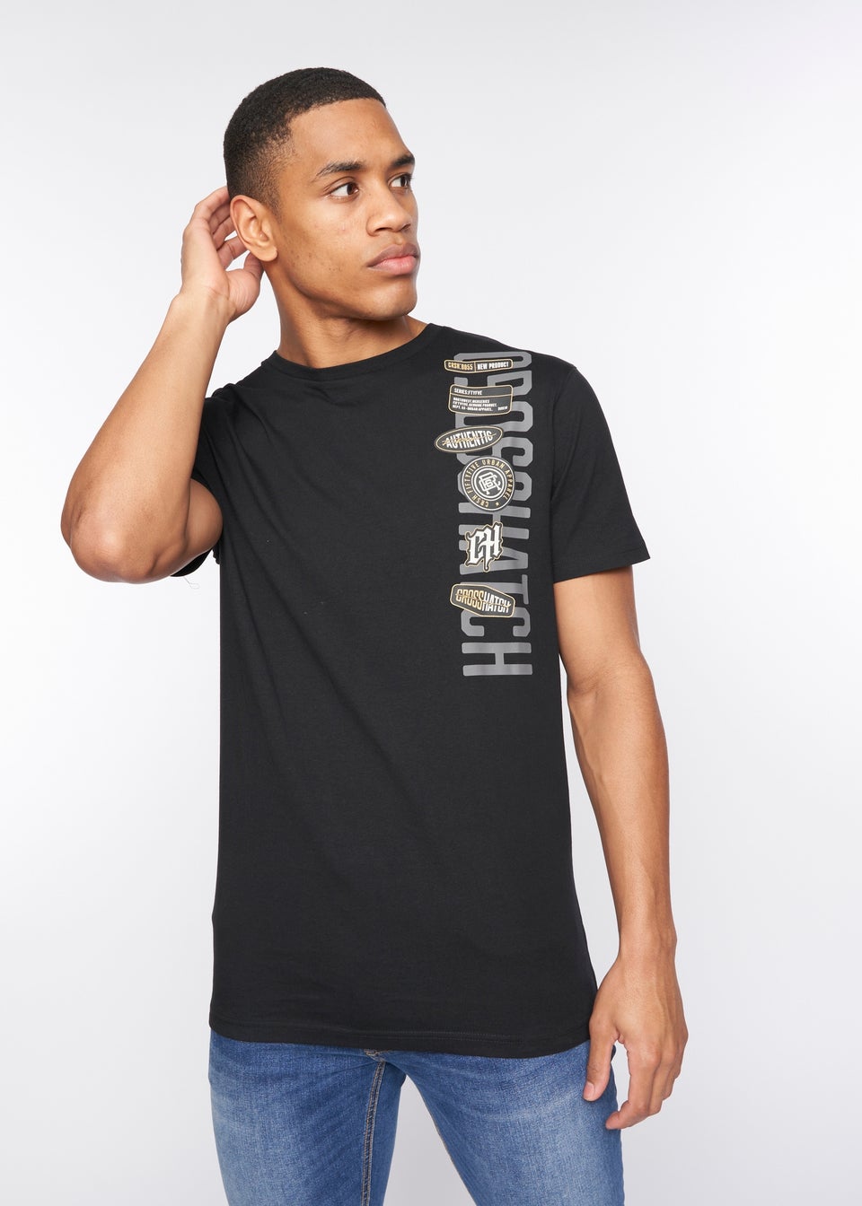 Crosshatch Black   Pepperhill T-Shirt