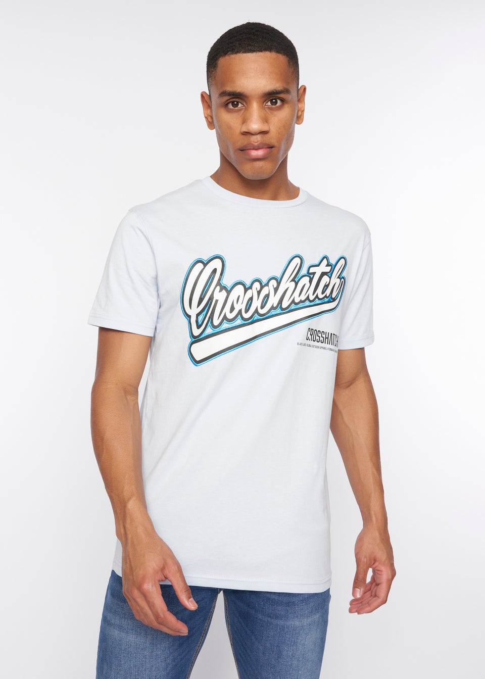 Crosshatch Light Blue Cronstand T-Shirt