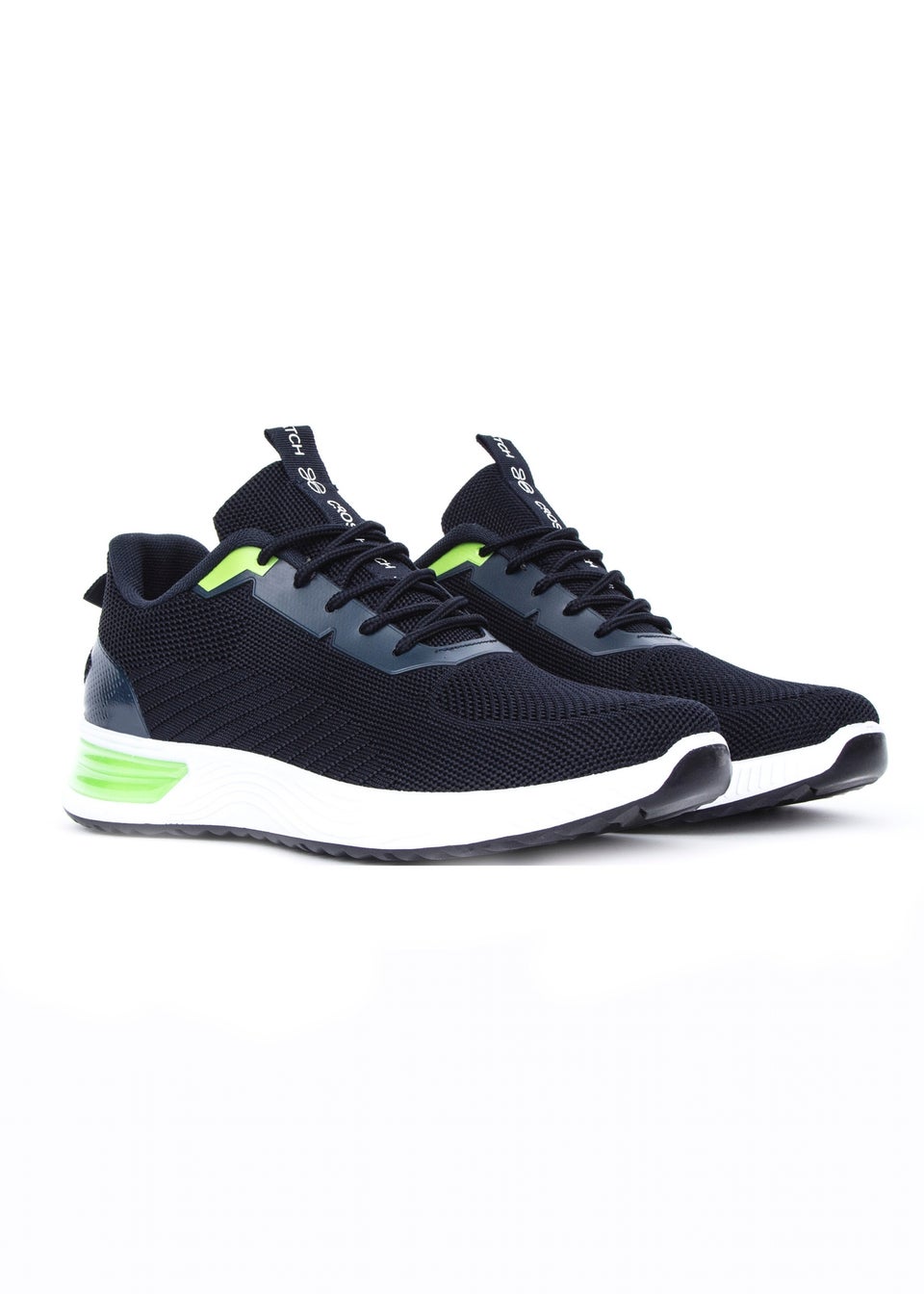 Crosshatch Navy   Nyles Trainers