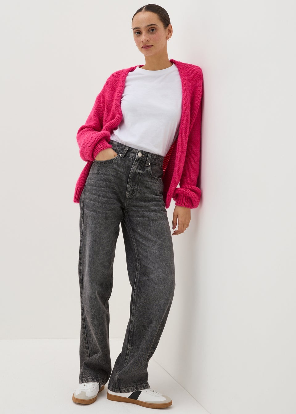 Pink cardigan matalan new arrivals