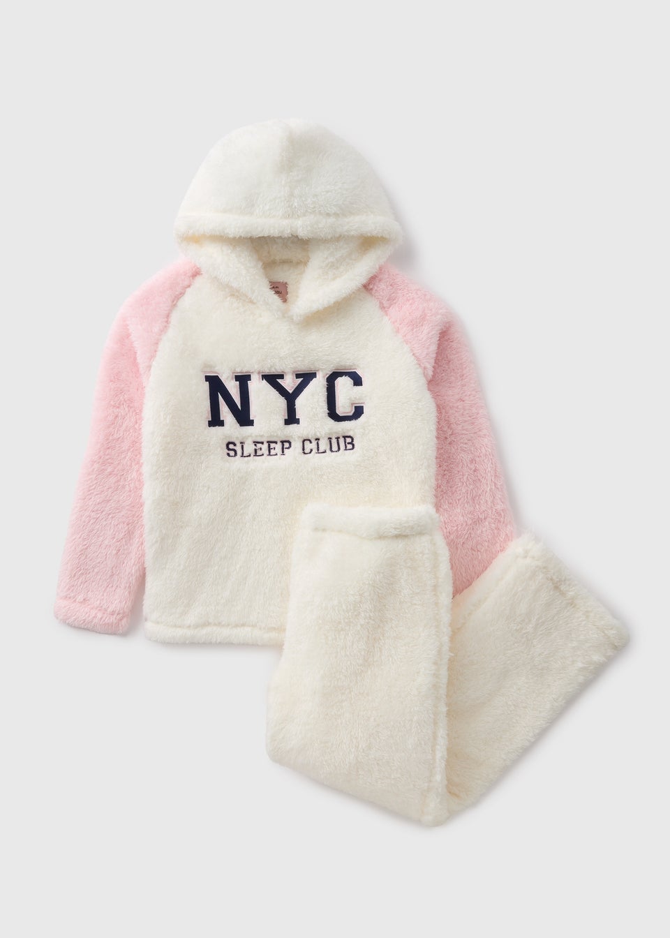 Cream NYC Fleece Loungewear Set
