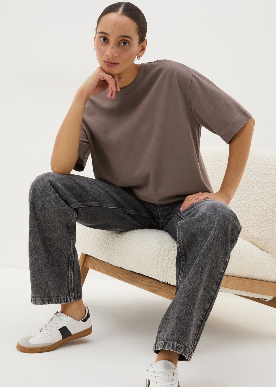 Brown Oversized T-Shirt