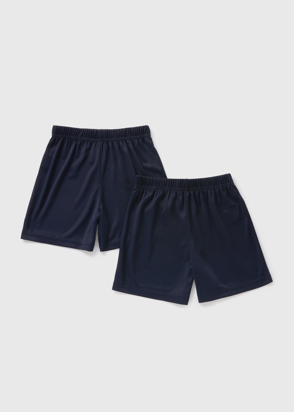 Boys 2 Pack Navy Football Shorts (4-12yrs)
