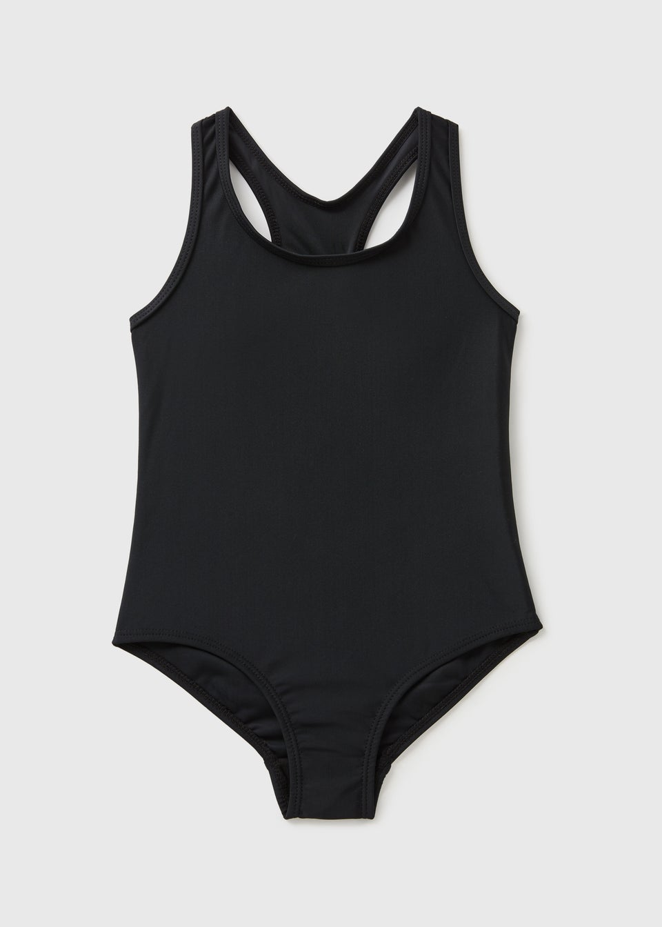 Girls Black Swimsuit (4-12yrs)