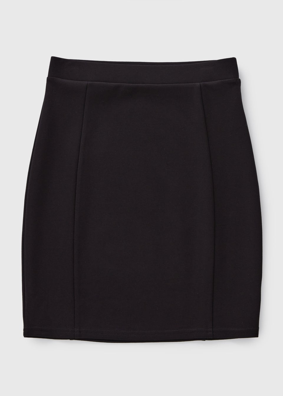 Girls Black Teen Pull On Tube Skirt (8-16yrs)