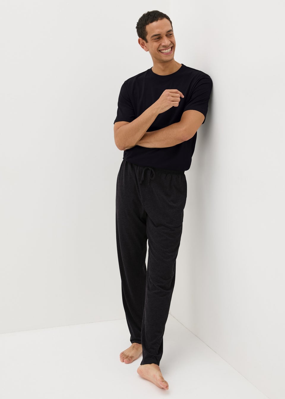 Black Basic Pyjama Set