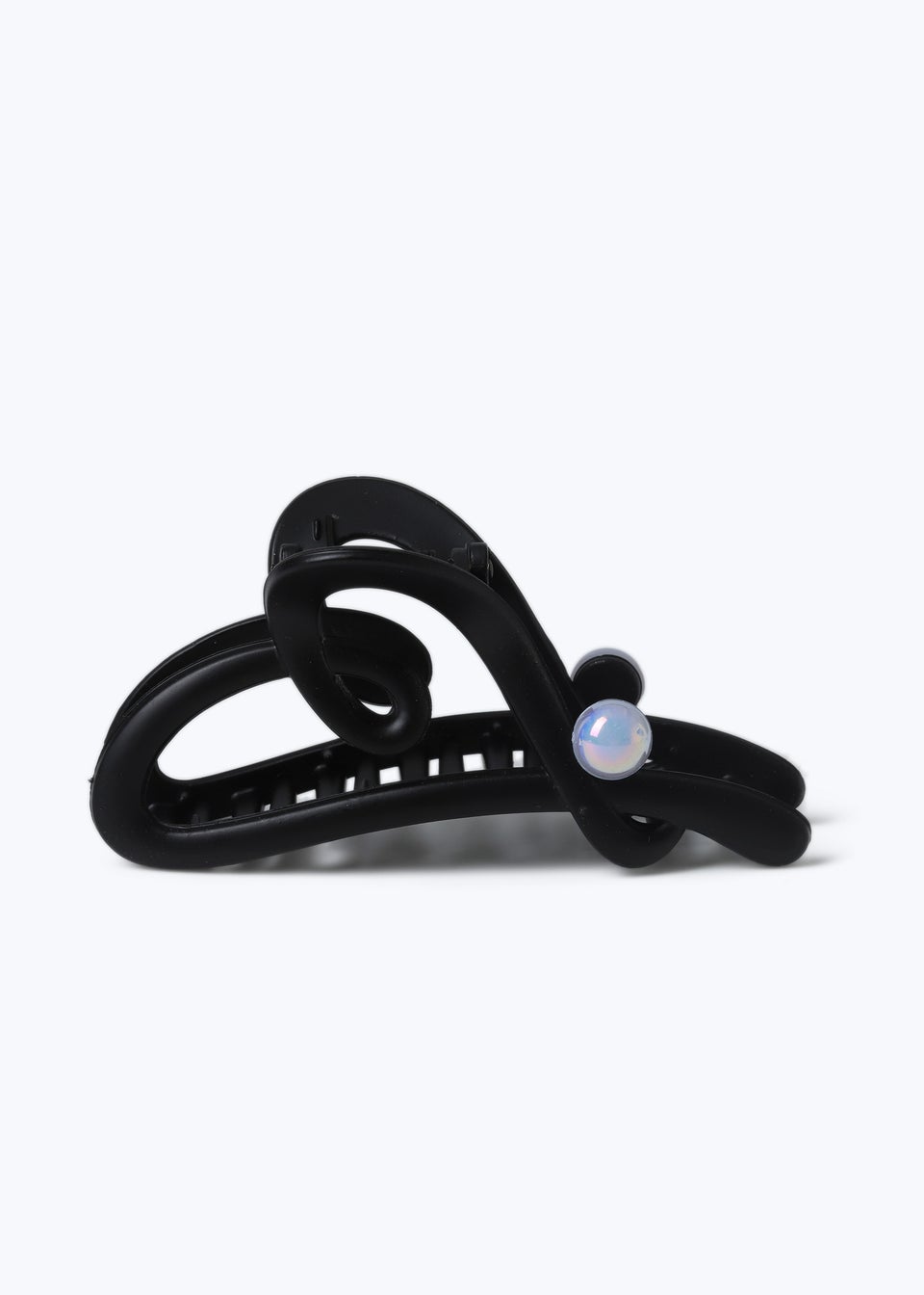 Muse  Black Pearl Heart Claw Clip